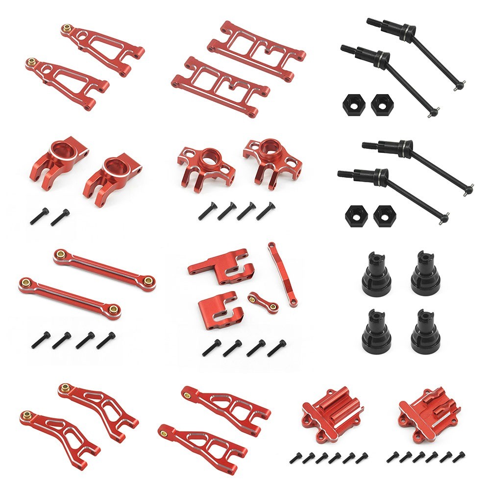 Aluminium / Metalen upgrade set voor de Arrma 1/18 Mojave Grom - Rood afbeelding