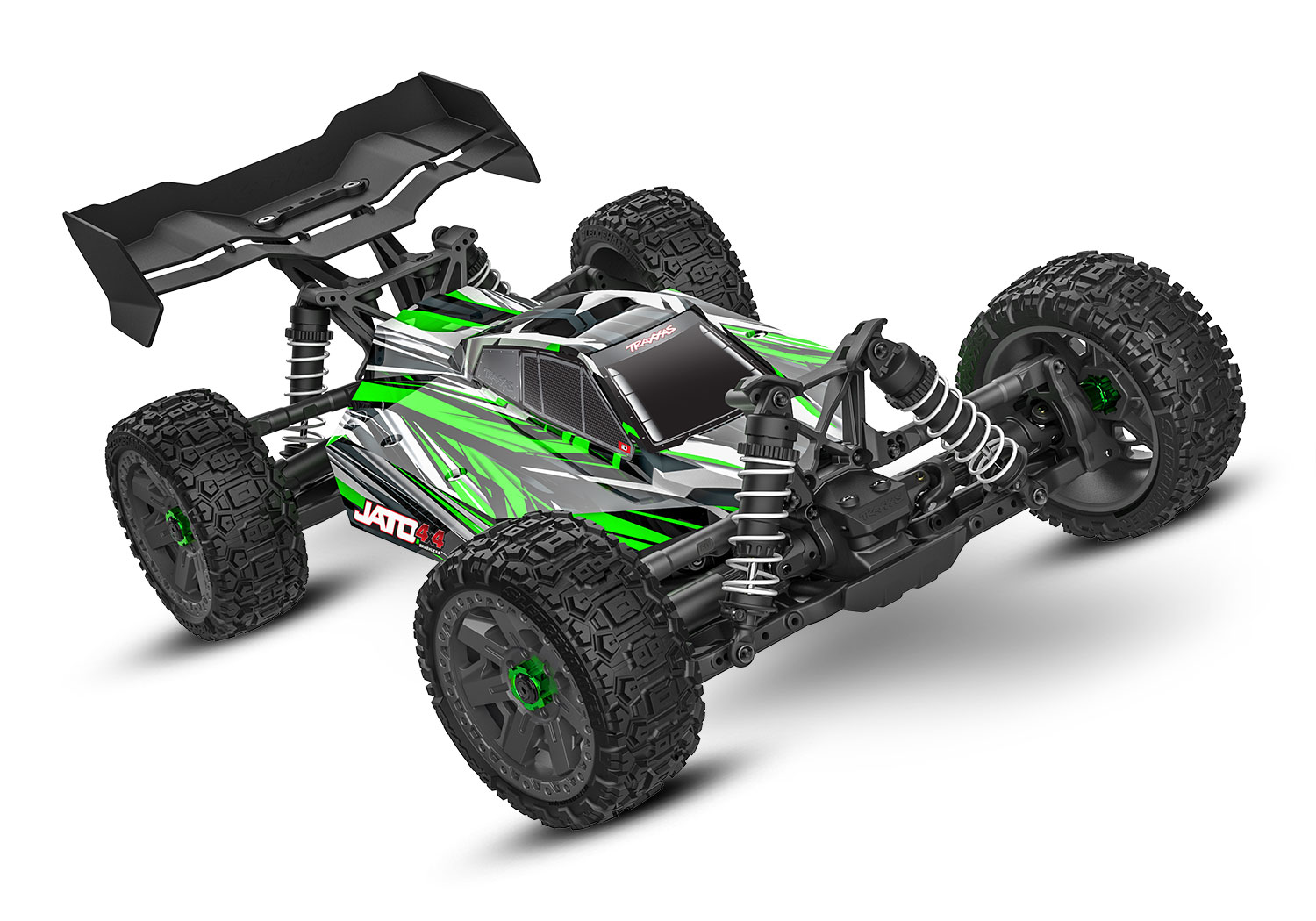 Traxxas Jato 4X4 BL-2S brushless buggy - Groen afbeelding