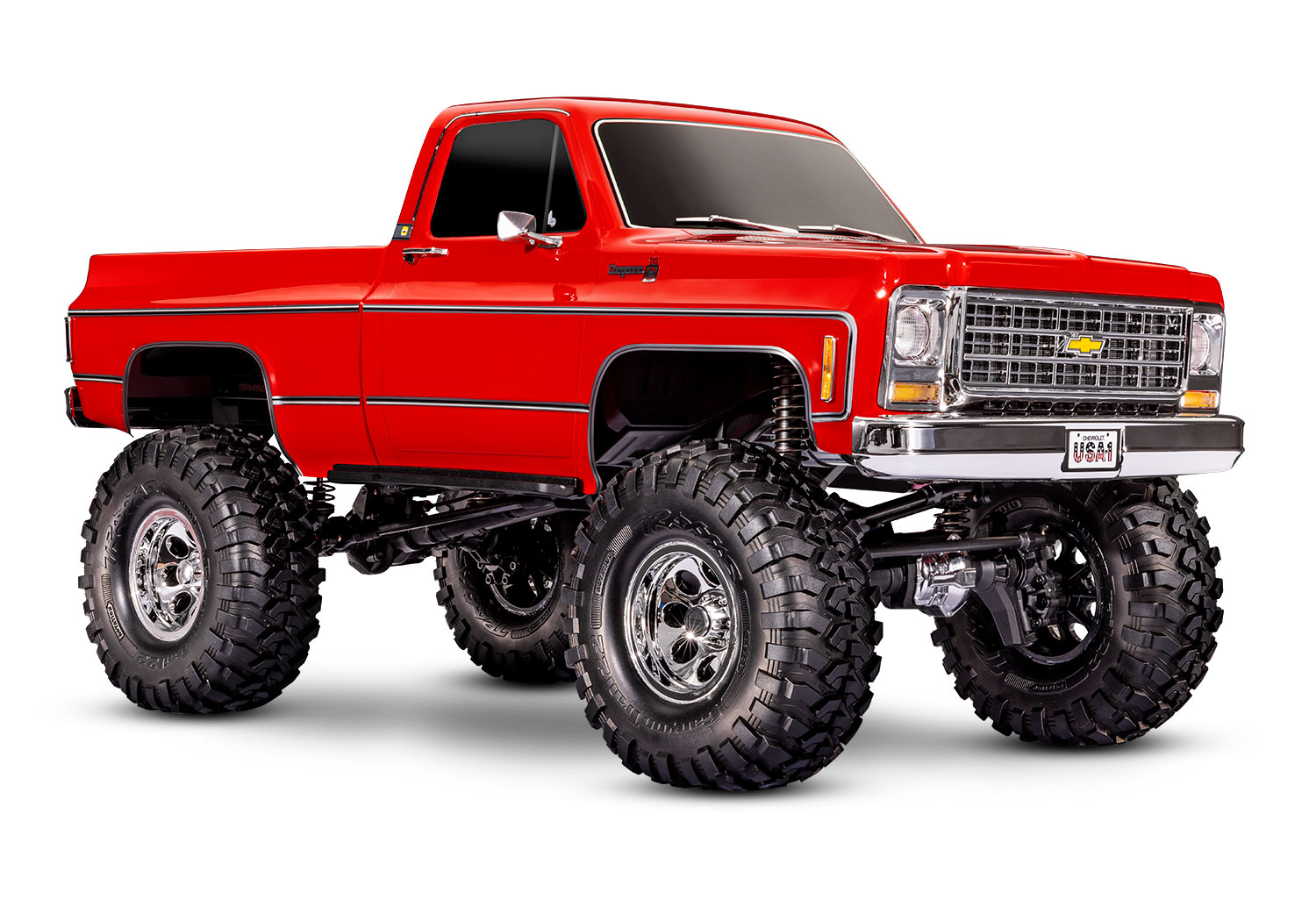 Traxxas TRX-4 Chevrolet K10 Cheyenne High Trail Edition - Rood