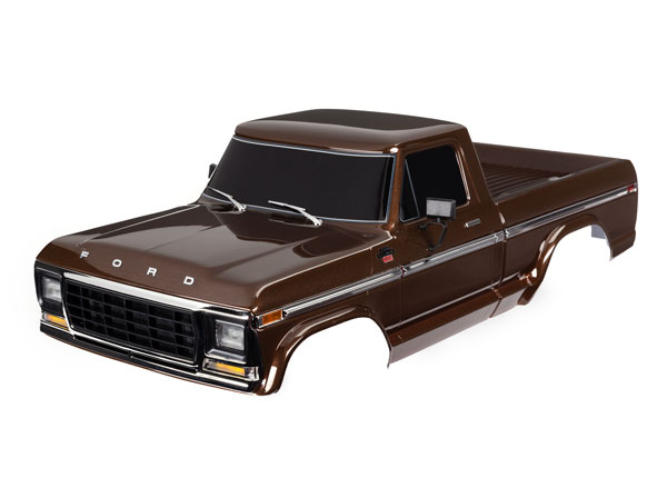 Traxxas - Body, Ford F-150 (1979), complete, brown (painted, decals applied) (TRX-9230-BRWN) afbeelding