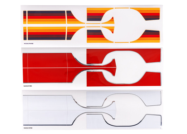 Traxxas - Decal sheets, Ford F-150 (1979) (red, white, & freewheel) (TRX-9298)
