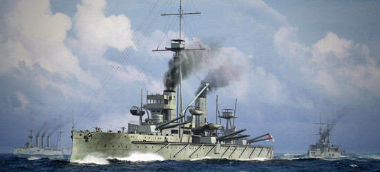Trumpeter 1/700 HMS Dreadnought 1915 afbeelding