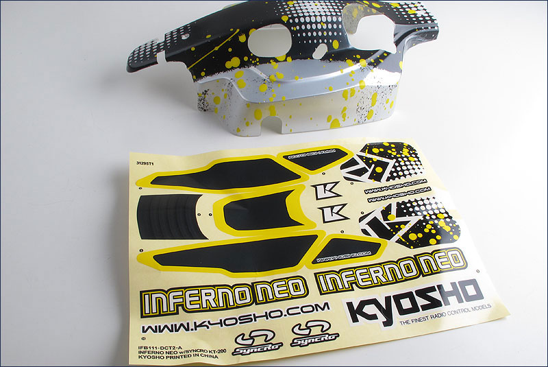 Kyosho type 2 volledig gespoten body - Inferno Neo afbeelding