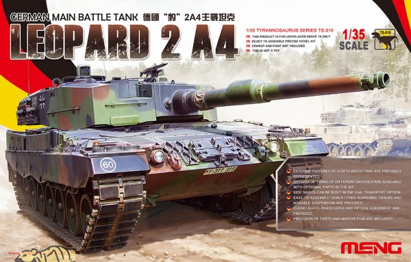 Meng 1/35 German Tank Leopard 2 A4