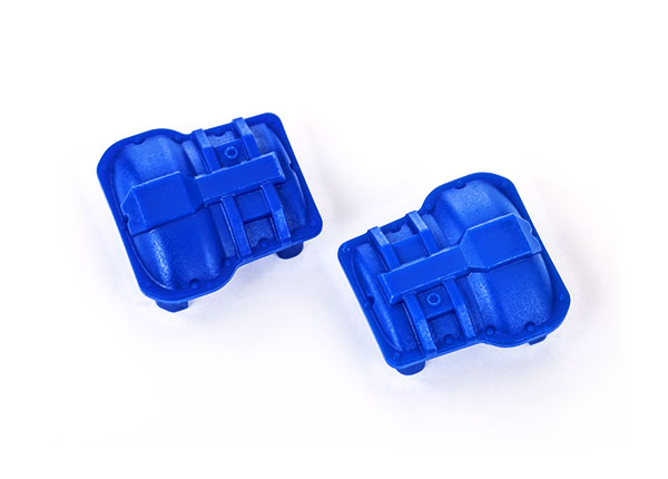 Traxxas - Differential cover, front or rear (blue) (2) (TRX-9738-BLUE) afbeelding