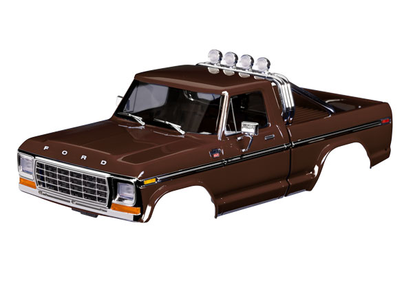 Traxxas - Body, Ford F-150 Truck (1979), complete, brown (TRX-9812-BRWN)