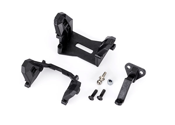 Traxxas - Shock mounts (front & rear)/ trailer hitch (extended) (TRX-9826)