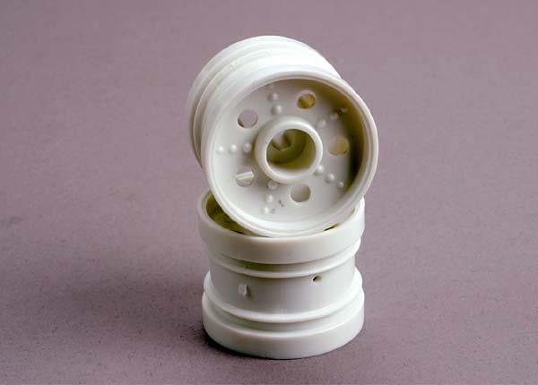 Traxxas - Wheels, white (rear) (2) (Tom Cat), TRX-1221 (TRX-1221) afbeelding
