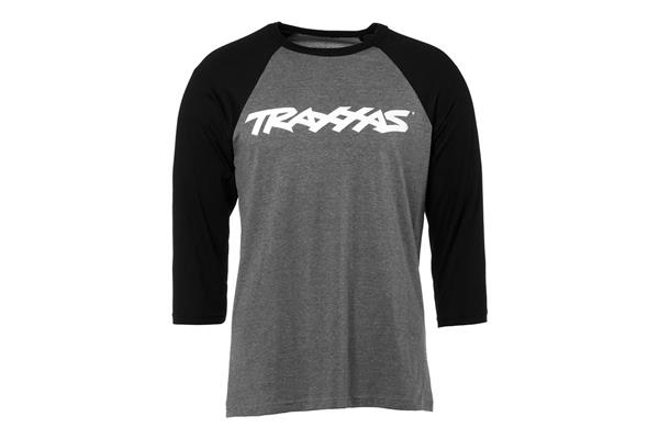 Traxxas - Traxx Raglan Shirt Grey/Black SM, TRX-1369-S (TRX-1369-S)