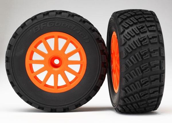 Traxxas - Tires & Wheels, Assembled, Gluorange wheels, BFGoodrich Ral, TRX-7473A (TRX-7473A) afbeelding