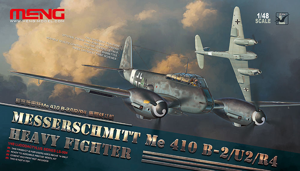 Meng 1/48 Messerschmitt Me 410B-2 Heavy Fighter afbeelding