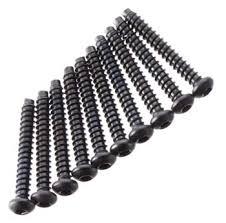 M2.6x18mm Hex Socket Tapping Button Head (Black) (10pcs) (AX31061)