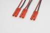 Y-kabel serieel 2mm goudstekker, silicone kabel 20AWG (1st) afbeelding
