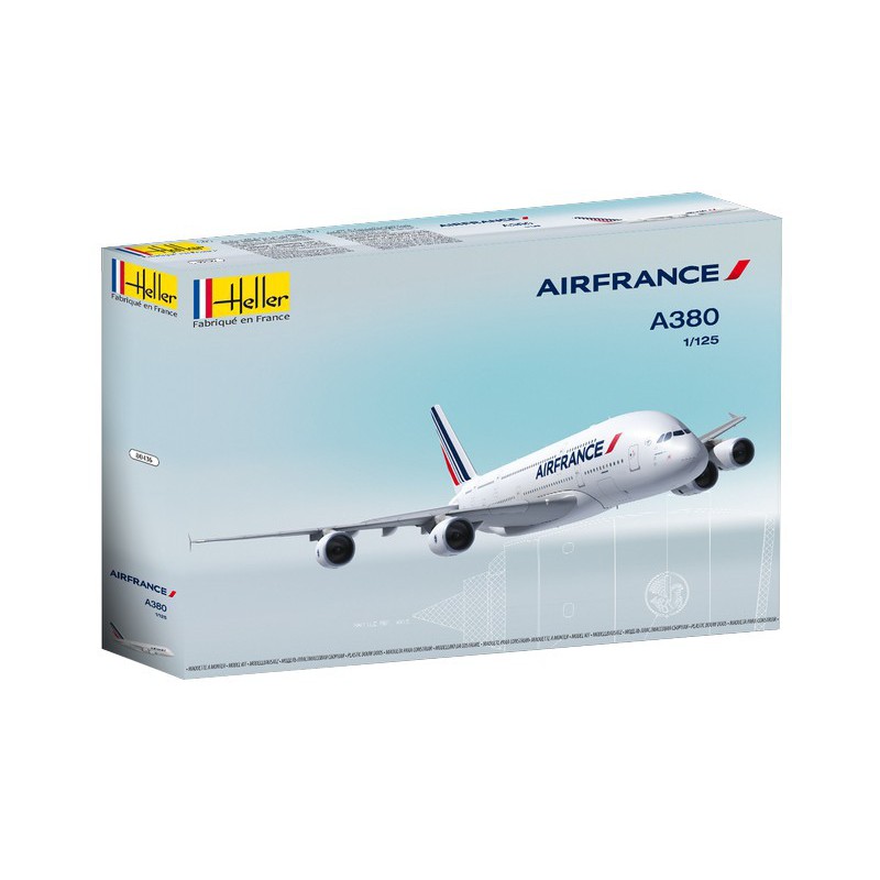 Heller 1/125 A380 Air France afbeelding