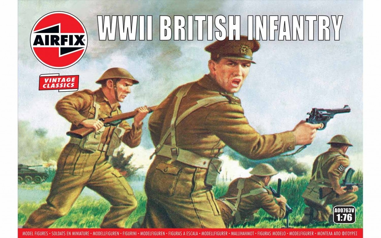 Airfix 1/72 WWII British Infantry N. Europe afbeelding