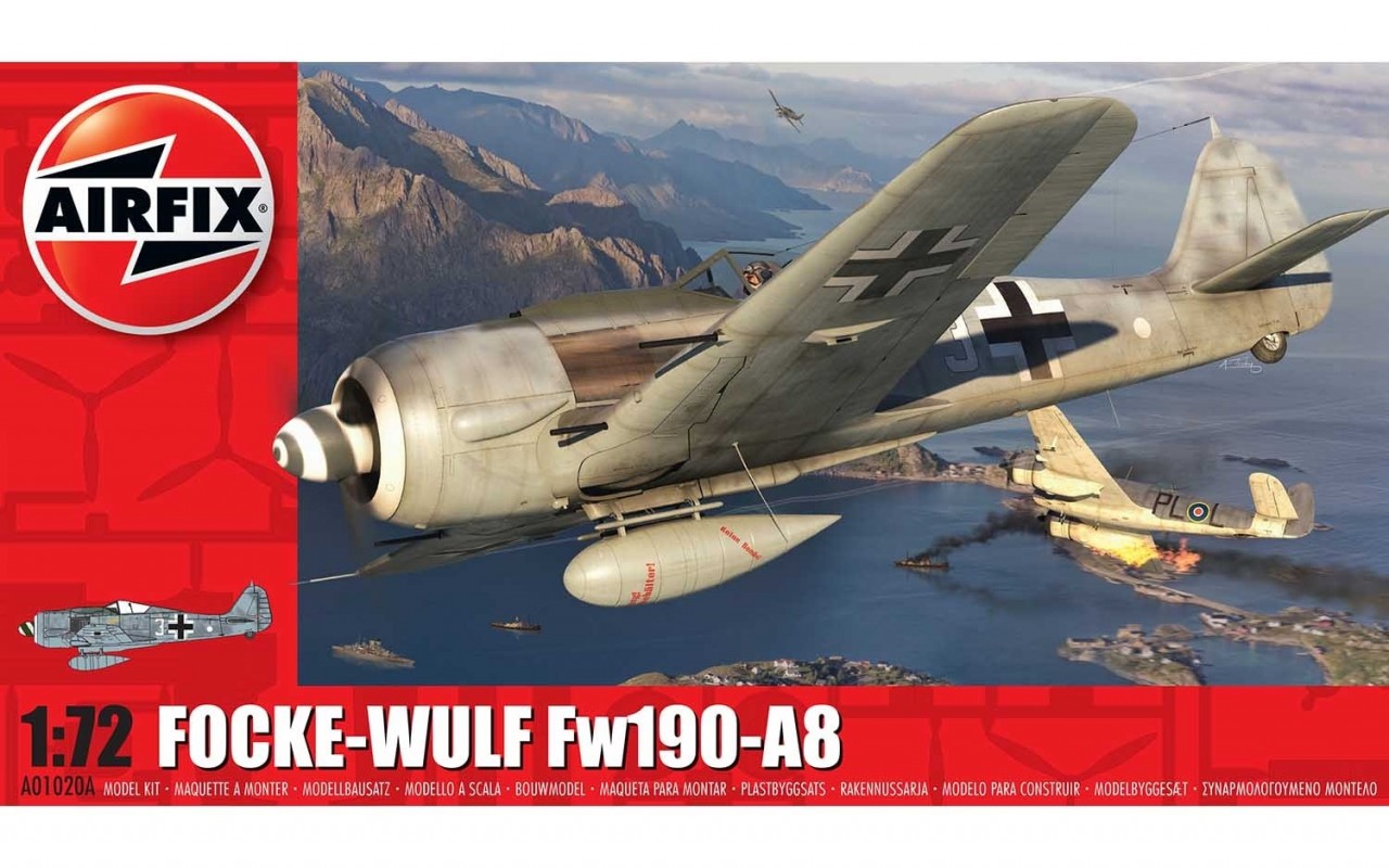 Airfix 1/72 Focke Wulf FW190A-A8