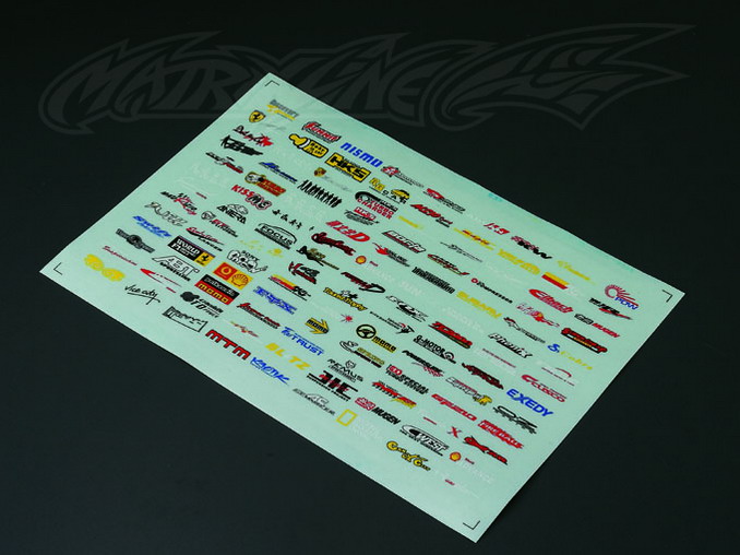 Matrixline Multiple Logo Decal Sheet