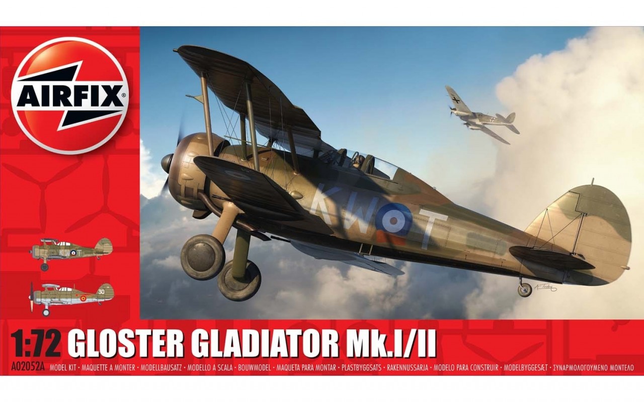 Airfix 1/72 Gloster Gladiator MK1/MK2