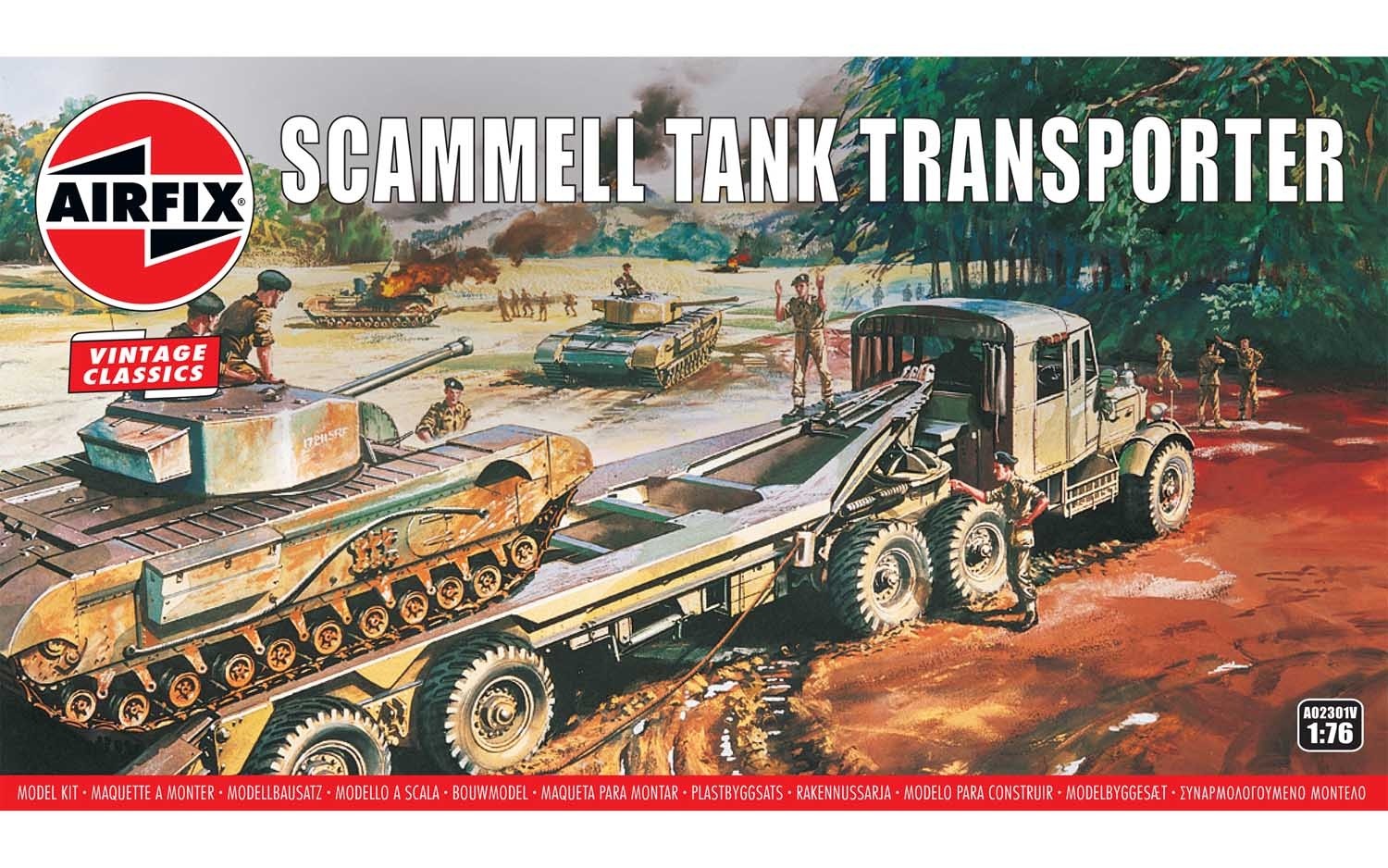 Bouwpakket Airfix 1/76 Scammell Tank Transporter