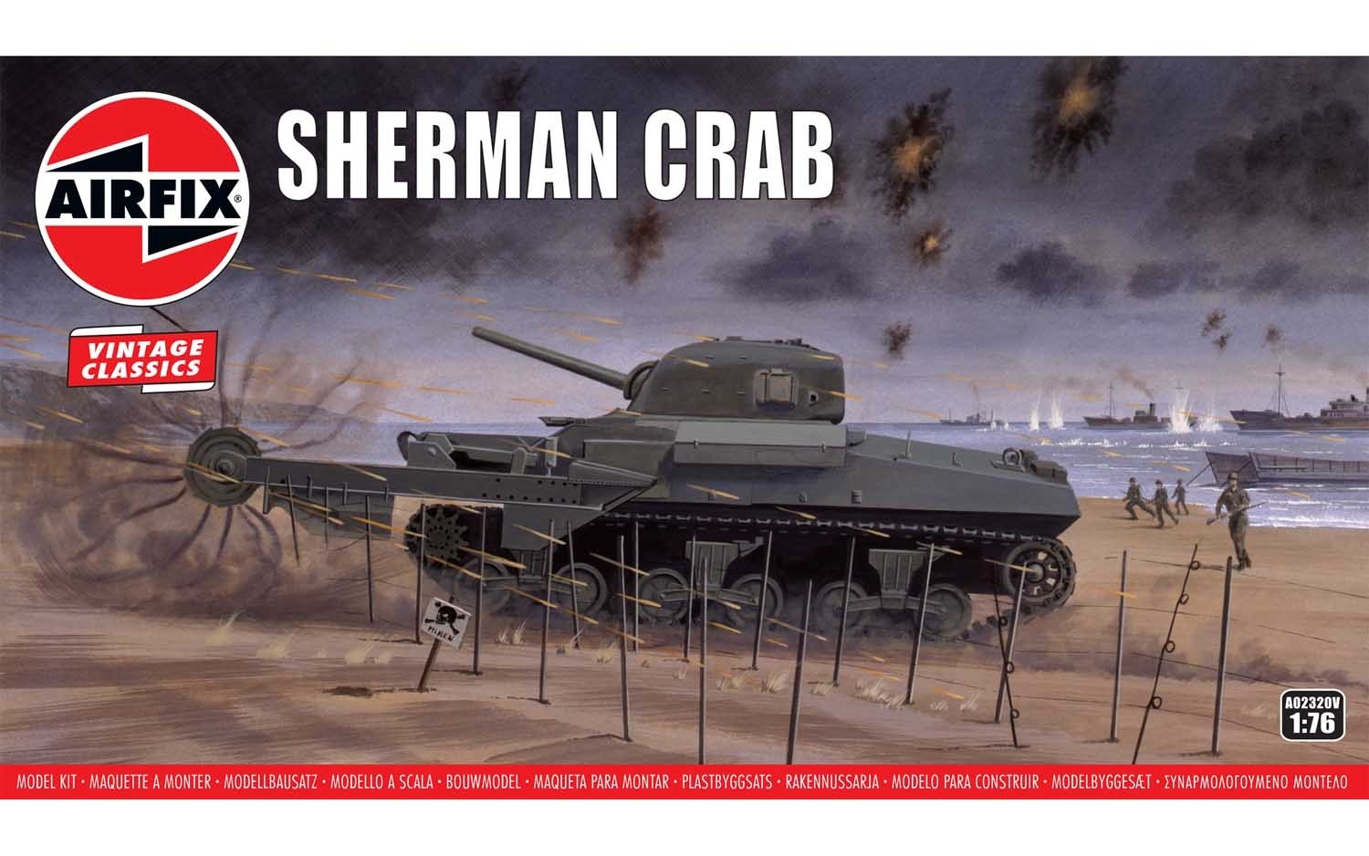 Bouwpakket Airfix 1/76 Sherman Crab