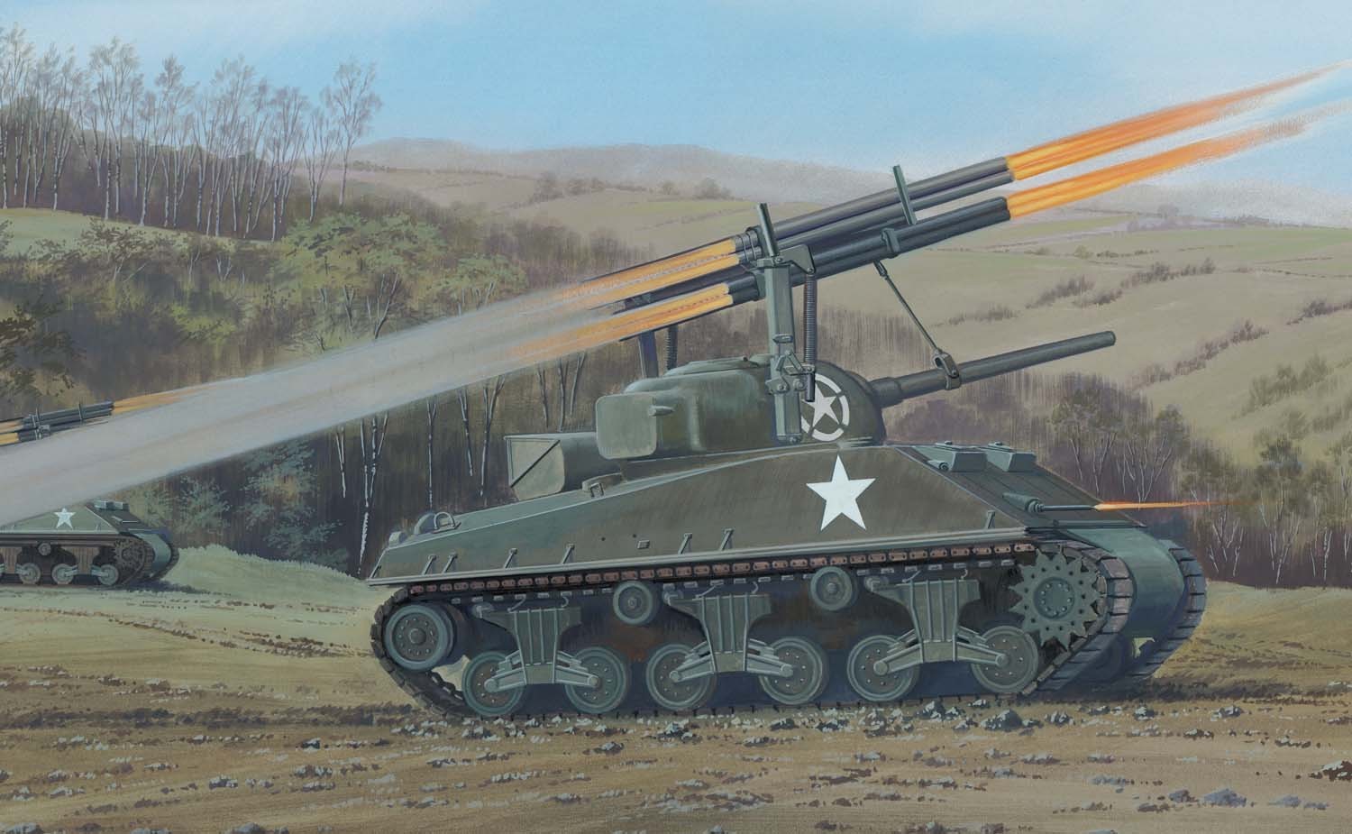 Airfix 1/76 Sherman Calliope afbeelding