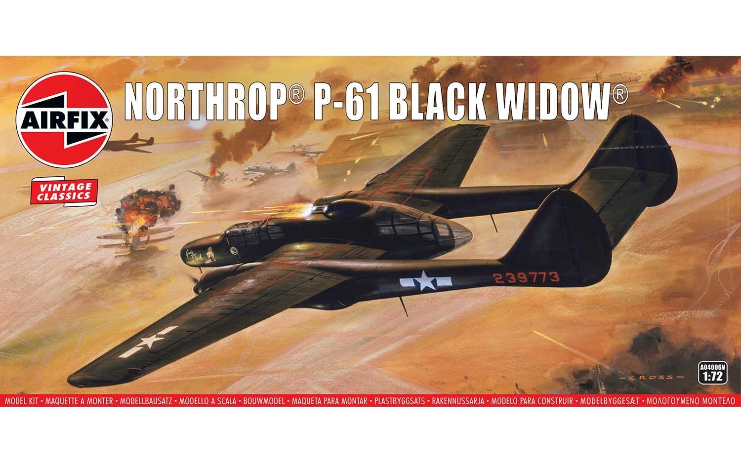Airfix 1/72 Northprop P-61 Black Widow afbeelding
