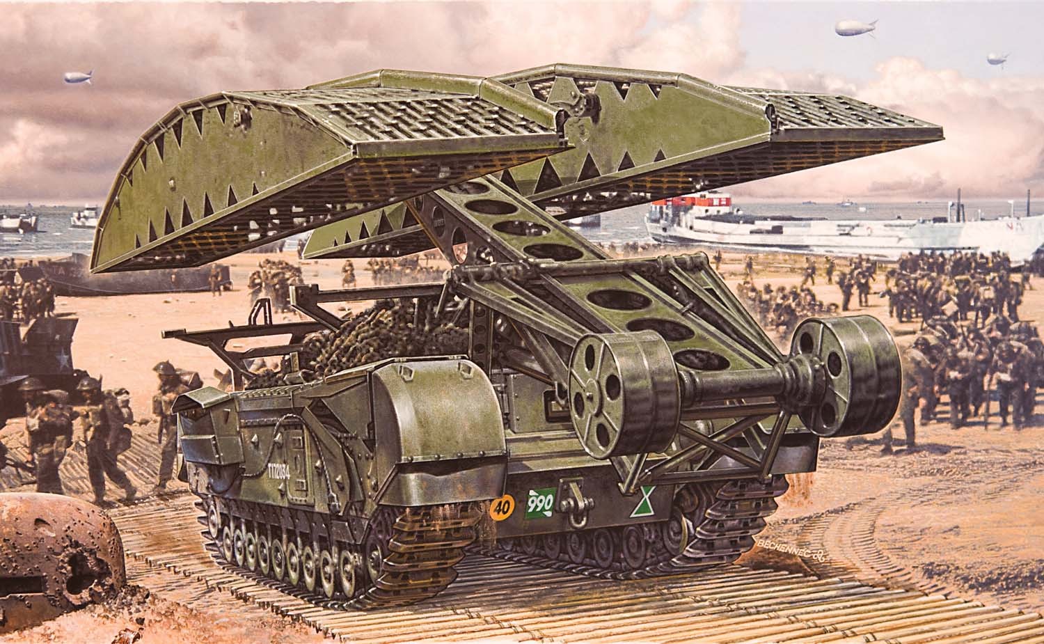 Airfix 1/76 Churchill Bridge Layer afbeelding