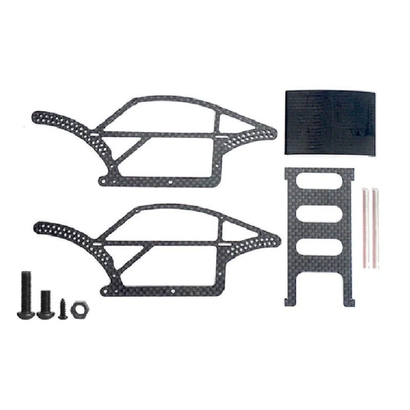 Furitek Bettle Carbon Fiber Comp chassis - Traxxas TRX-4M