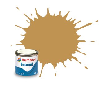Humbrol Enamel NR.93 Desert Geel Matt - 14ml afbeelding