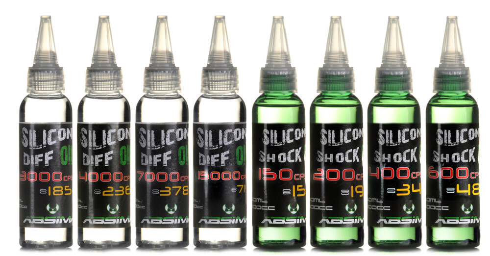 Absima schokdemper olie 60ml - 800CPS