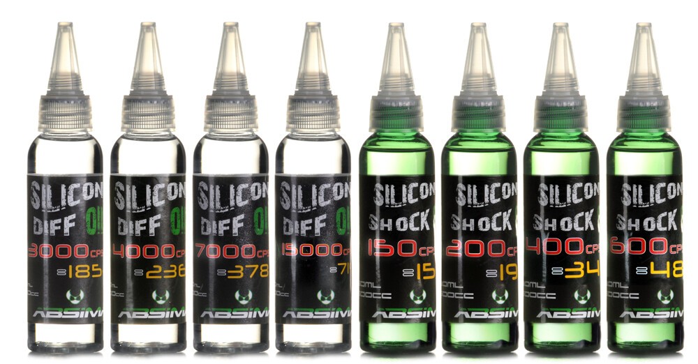 Absima schokdemper olie 60ml - 900CPS