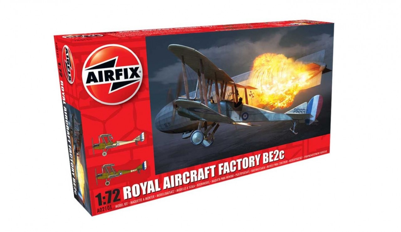 Airfix 1/72 Royal Aircraft Factory Be2c afbeelding