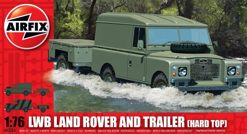 Airfix 1/76 Lwb Land Rover And Trailer