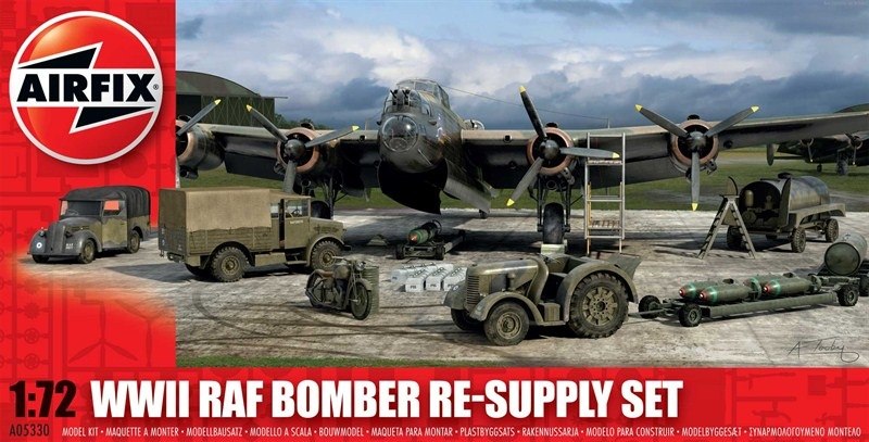 Airfix 1/72 WWll Raf Bomber Re-Supply Set