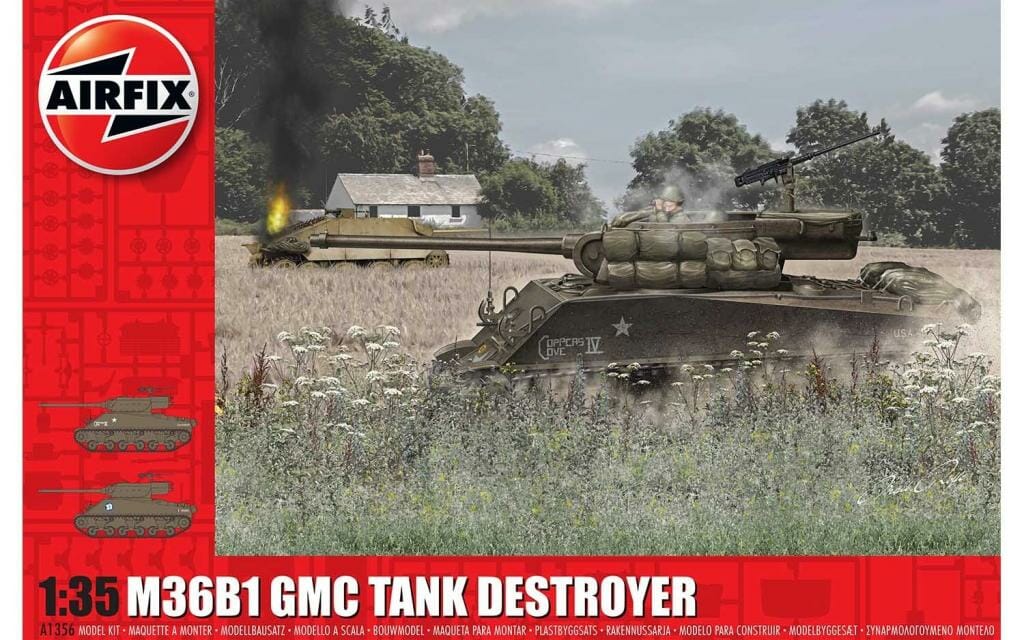 Airfix 1/35 M36B1 GMC Tank Destroyer afbeelding