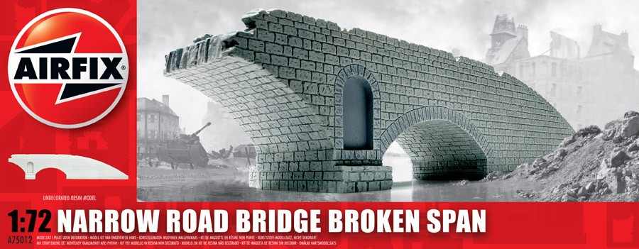 Airfix 1/72 Narrow Road Bridge Broken Span afbeelding