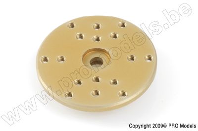 Aluminium servo hevel rond, 28mm, JR afbeelding