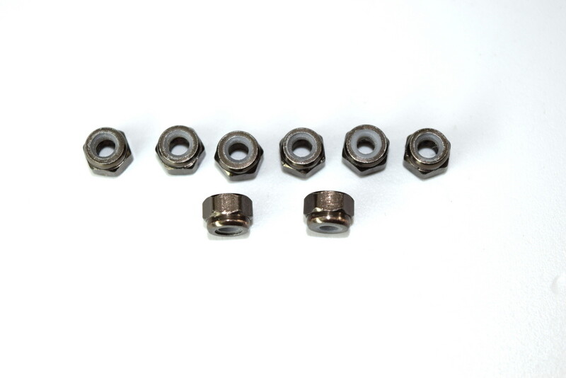 Aluminum nylon nut M3 (8) ATC 2.4 RTR/BL (1230234) afbeelding