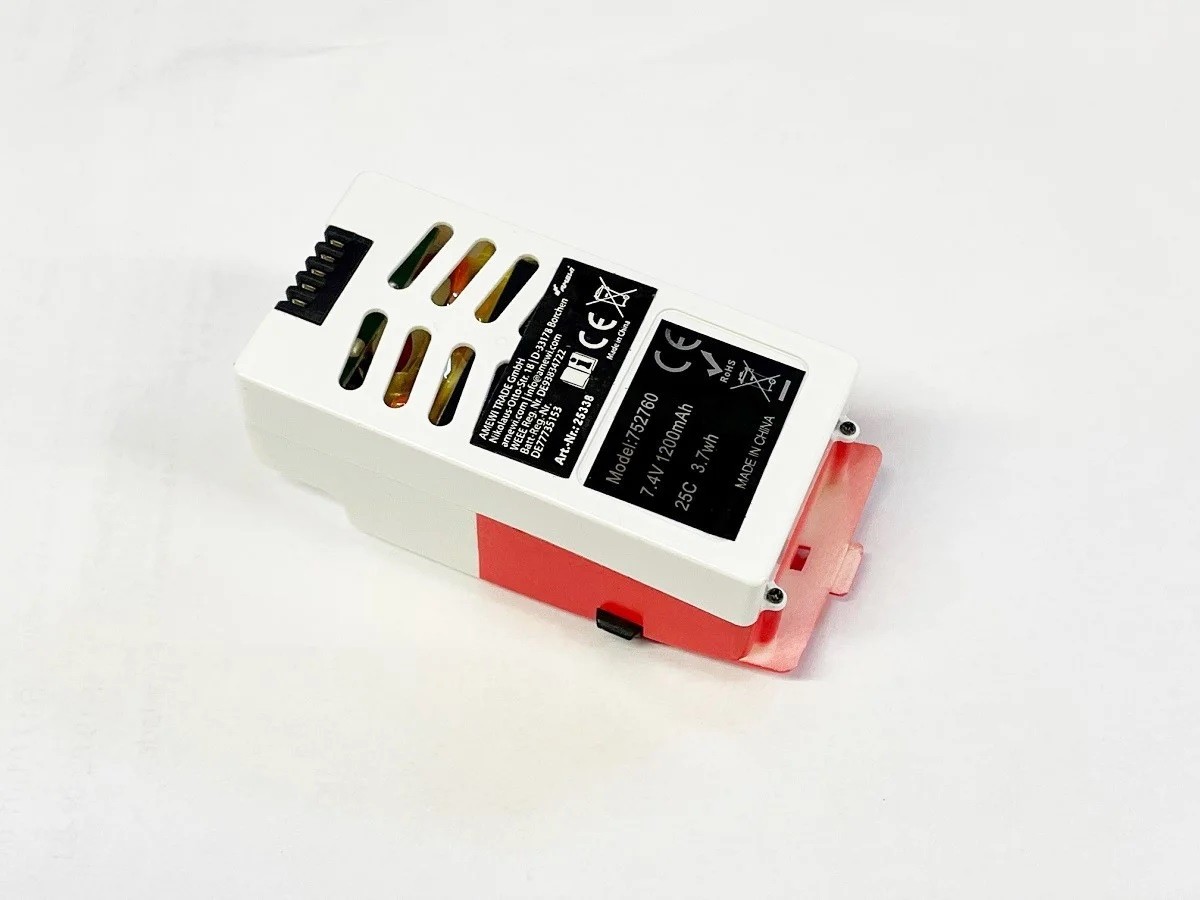 Amewi Lipo Accu 7,4V 1200MAH DRF EC135B afbeelding