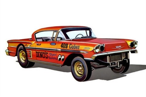 AMT 1/25 1958 Chevrolet ''Ala Impala''