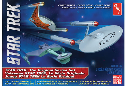 AMT Startrek Cadet Series Era Ship 3 Ship Set 1/2500