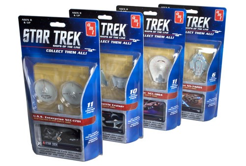 AMT Startrek Ships of the Line Assortment 1/2500