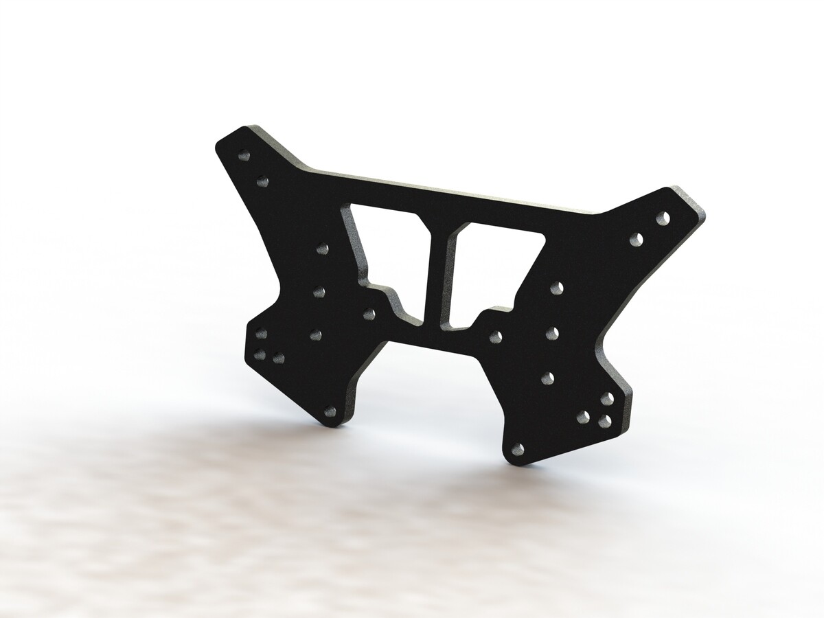 Aluminium Rear Shock Tower RS (Black) (AR330499)