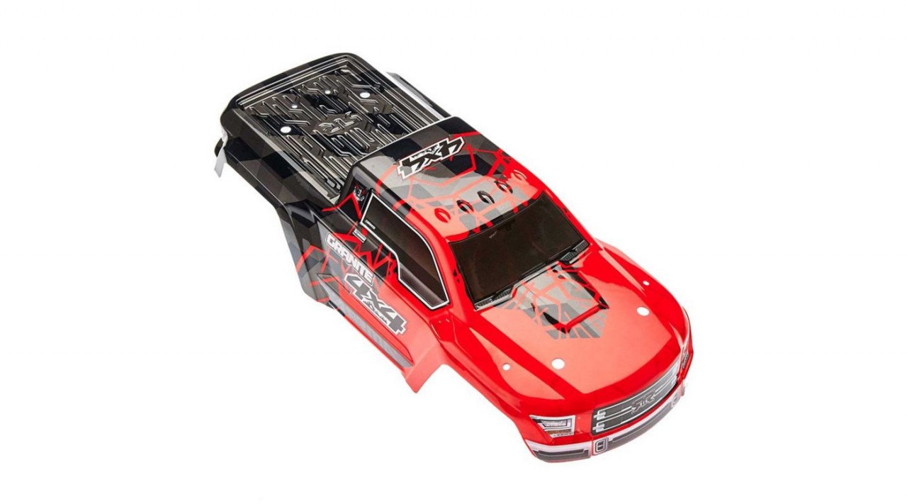 Arrma - Body Painted Decal Trim Red GRANITE 4x4 MEGA (AR402256)