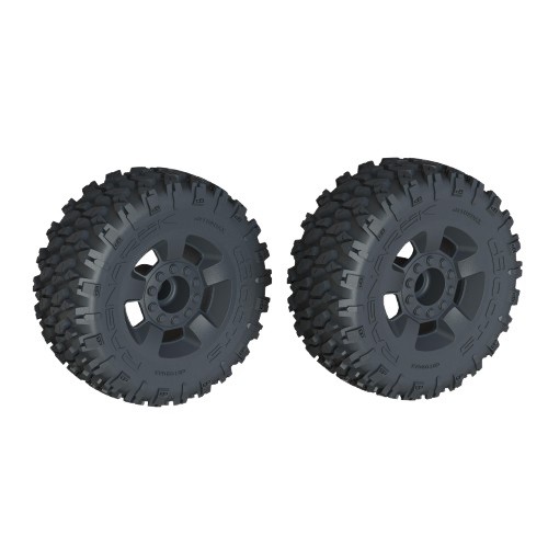 Arrma - dBoots 'Ragnarok MT' Tire Set Glued, Black (2) (ARA-1383) afbeelding