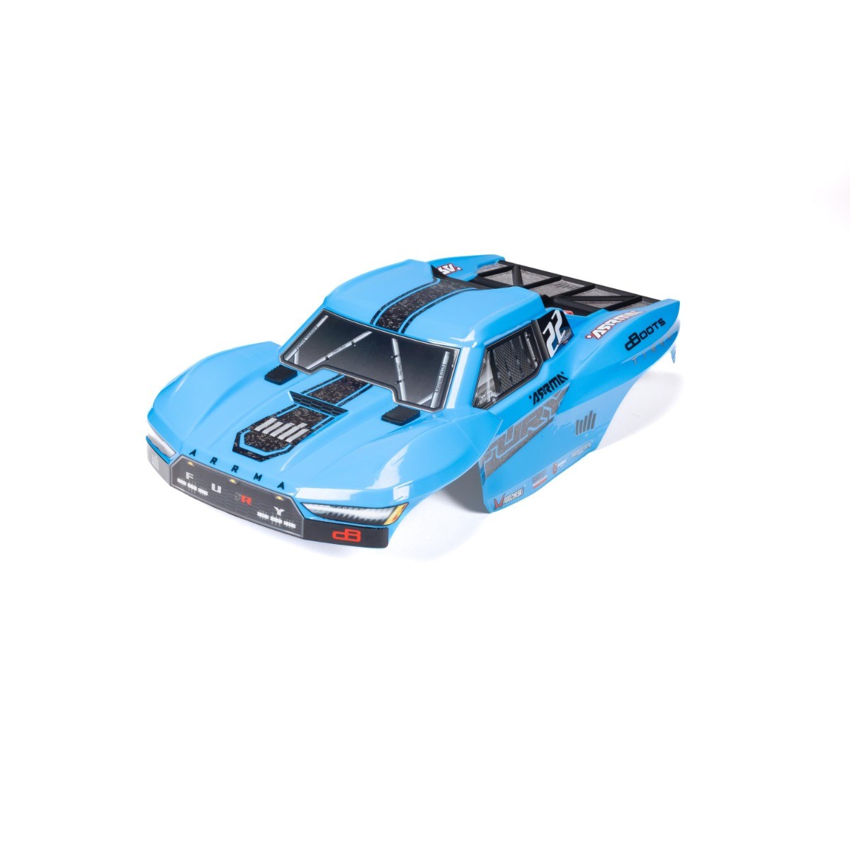 Arrma - 1/10 FURY Painted Decaled Trimmed Body Set, Blue (ARA-1583) afbeelding