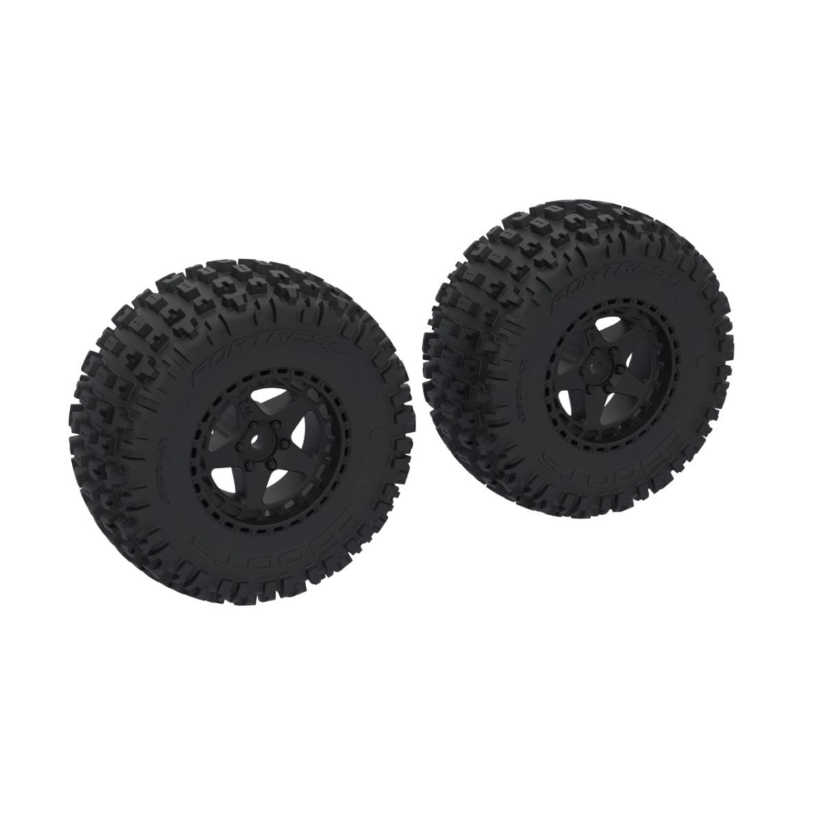 Arrma - DBOOTS 'FORTRESS SC' Tire Set Glued, Black (2) (ARA-1616) afbeelding