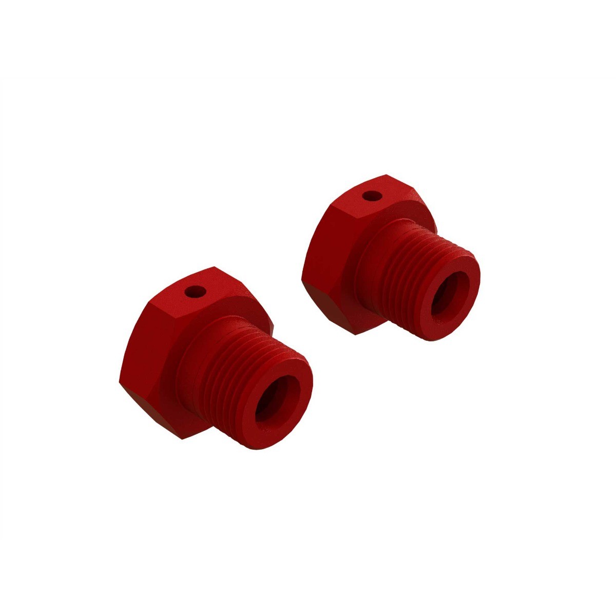 Arrma - Aluminum Wheel Hex 17mm, Red (2) (ARA310988) afbeelding