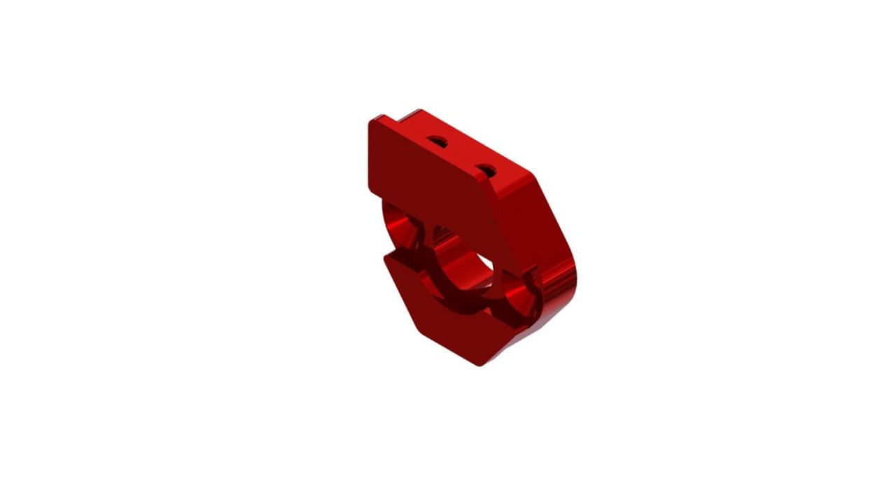 Arrma - Sliding Motor Mount Plate (Red) (ARA320469) afbeelding