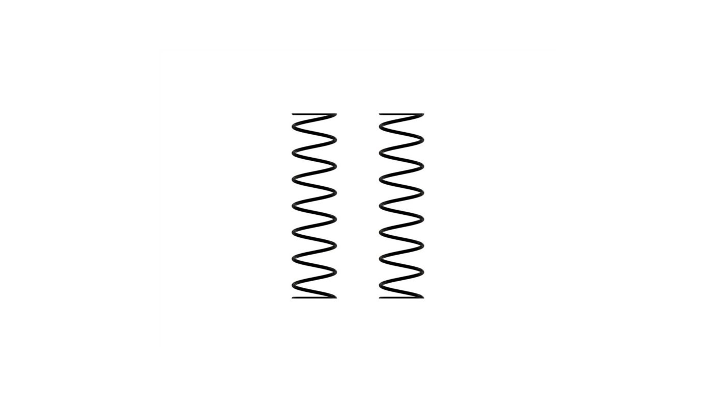 Shock Springs, 130mm 2.21N-mm (19.56lb/in) (2) (ARA330573)